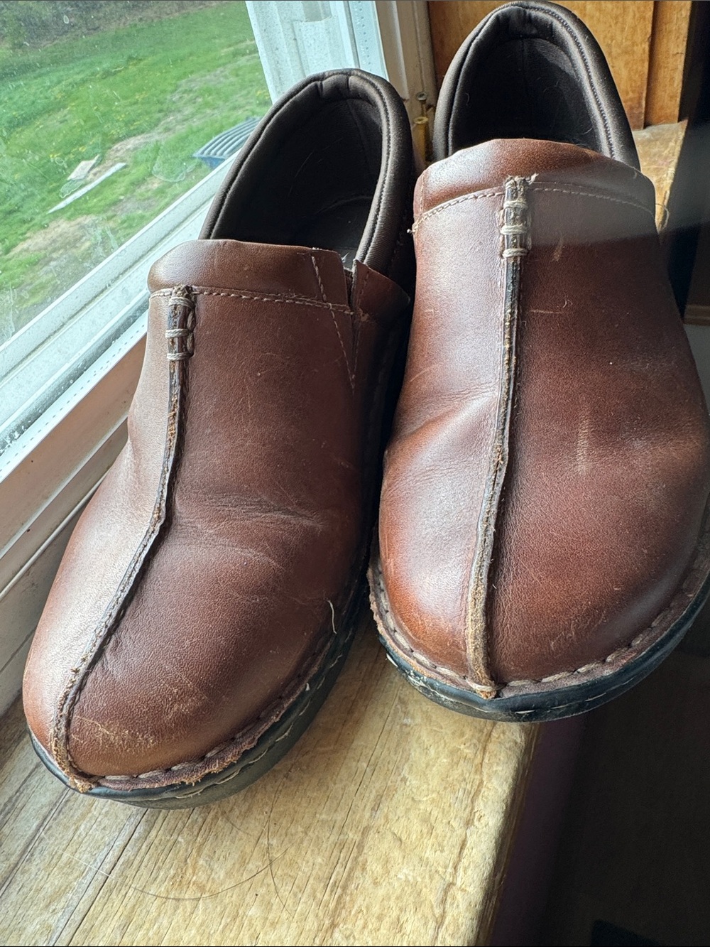 Eastland Brown Leather Slip-On Loafers for Women - Picture 4 of 4